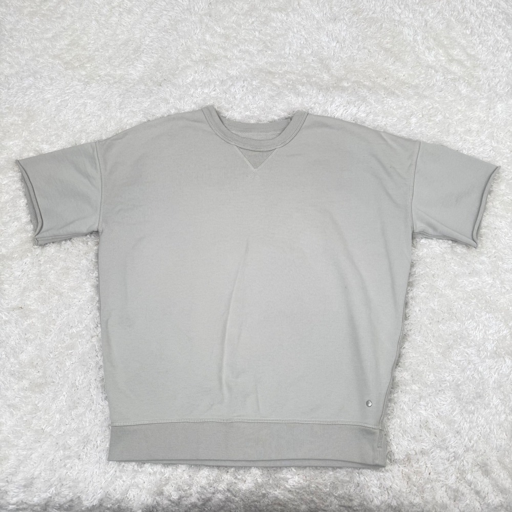 Allsaints Men's Formin XS Crewneck Sweatshirt Short Sleeve Casual Grunge Street